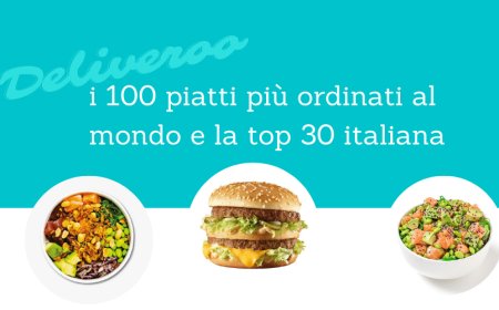Deliveroo svela la classifica dei piatti più popolari, secondo l'app di delivery