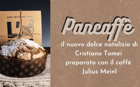 Pancaffè, il nuovo dolce natalizio di Cristiano Tomei preparato con il caffè Julius Meinl