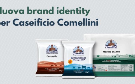 Nuova brand identity per Caseificio Comellini