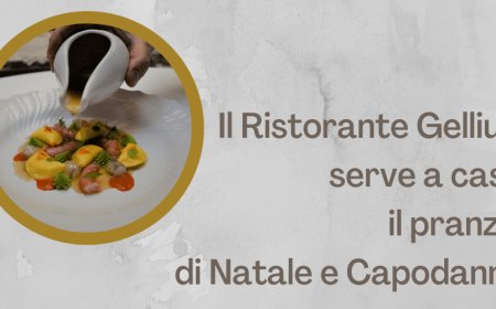 Il Ristorante Gellius serve a casa il pranzo di Natale e Capodanno