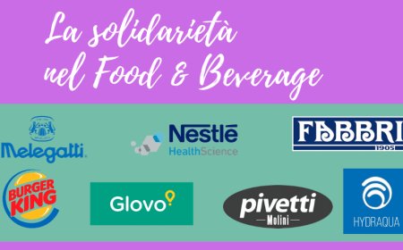 La solidarietà dalle aziende del food & beverage per le categorie fragili