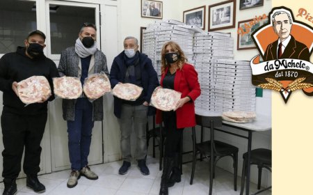 L'Antica Pizzeria da Michele dona 2000 pizze in beneficenza