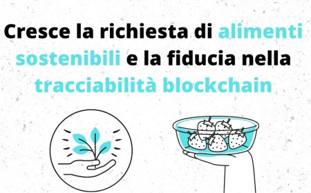 Cresce la richiesta di alimenti sostenibili e la fiducia nella tracciabilità blockchain
