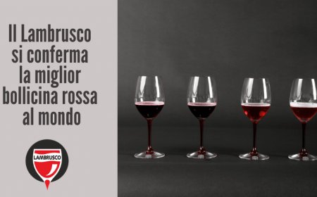 Il Lambrusco si conferma la miglior bollicina rossa al mondo