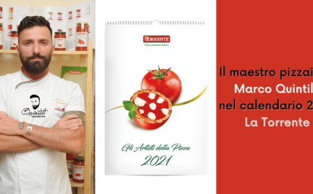 Il maestro pizzaiolo Marco Quintili nel calendario 2021 La Torrente