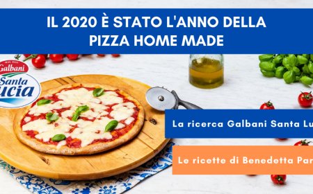 Il 2020 è stato l'anno della pizza Home Made. La ricerca Galbani e le ricette di Benedetta Parodi