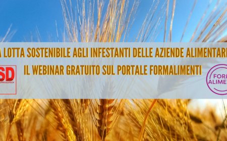 La lotta sostenibile agli infestanti delle aziende alimentari: il webinar gratuito sul portale Formalimenti