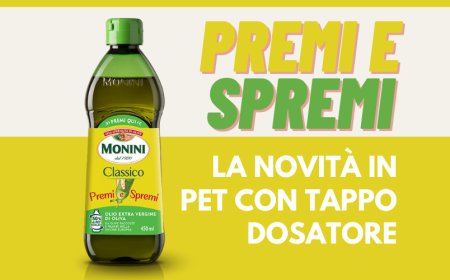 Da Monini "Premi e Spremi", la pratica bottiglia in PET che garantisce zero sprechi
