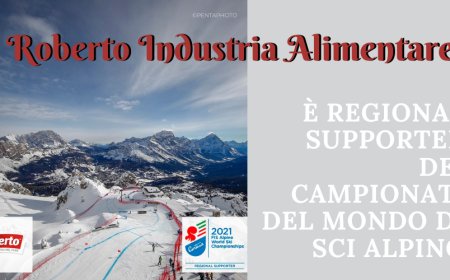 Roberto Industria Alimentare è Regional Supporter dei Mondiali Cortina 2021