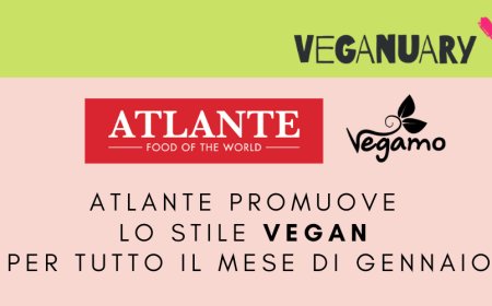 Atlante aderisce al Veganuary, l’iniziativa volta a promuovere lo stile vegan nel mese di Gennaio