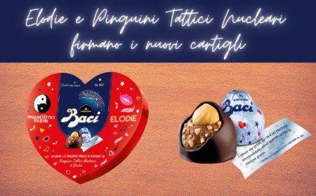 Baci Perugina: Elodie e Pinguini Tattici Nucleari firmano i nuovi cartigli