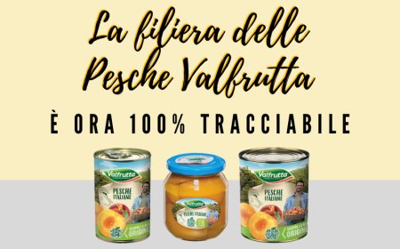 La filiera delle Pesche Valfrutta ora è 100% tracciabile