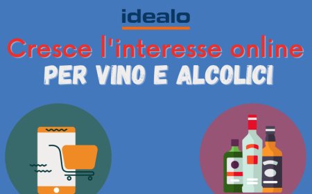 Cresce l'interesse online per vino e alcolici