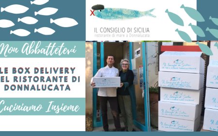 "Non Abbattetevi" e "Cuciniamo Insieme": le box delivery del ristorante Il Consiglio di Sicilia