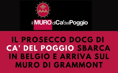 Il Prosecco DOCG di Ca' del Poggio sbarca in Belgio e arriva sul Muro di Grammont