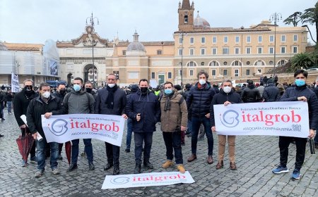 Italgrob in piazza per manifestare con MIO a sostegno degli operatori Horeca