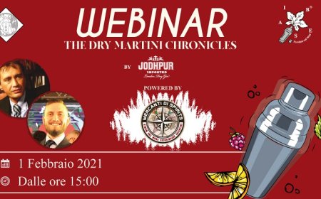 Da Aibes e Mercanti di Spirits il webinar "The Dry Martini Chronicles"