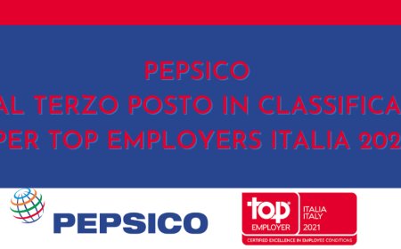 PepsiCo al terzo posto in classifica per Top Employers Italia 2021