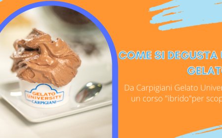 Come si degusta un gelato? Da Carpigiani Gelato University un corso "ibrido" per scoprirlo