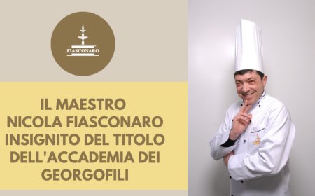 Il Maestro Nicola Fiasconaro insignito del titolo dell'Accademia dei Georgofili