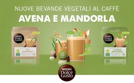 Nescafè Dolce Gusto propone due nuove bevande vegetali in capsula senza lattosio