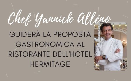 Lo chef Yannick Alléno guiderà la proposta gastronomica al ristorante dell'Hotel Hermitage