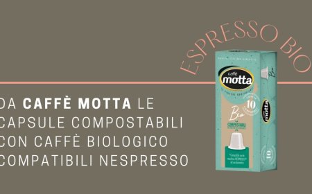 Da Caffè Motta le capsule compostabili con caffè biologico compatibili Nespresso