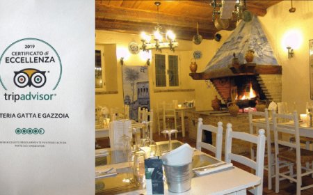 L'Osteria Gatta e Gazzoia conquista per il terzo anno consecutivo il Certificato di eccellenza di Tripadvisor