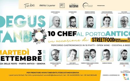 Degustando: a Genova arriva lo street food dei grandi chef