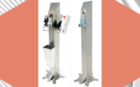 Da Elframo arriva ESS 20, il nuovo totem dispenser per l’igienizzante delle mani