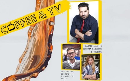 Parte sabato 16 maggio Coffee & Tv, il nuovo format live di Davide Cobelli