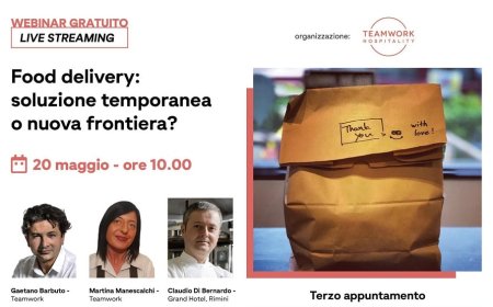 Terzo appuntamento Teamwork per parlare di Food Delivery