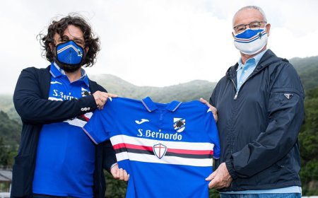Acqua S.Bernardo sulle maglie dell'U.C. Sampdoria