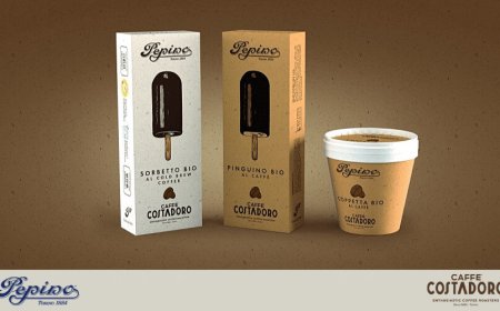 Nasce la nuova linea Pepino-Costadoro gelati bio al caffè