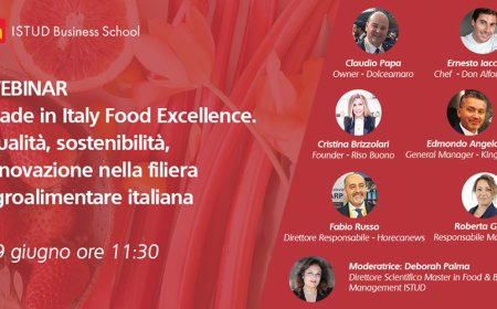 Appuntamento ISTUD con il Webinar "Made in Italy Food Excellence"