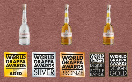 Le Grappe Mangilli del Gruppo Caffo conquistano 5 medaglie ai World Grappa Awards
