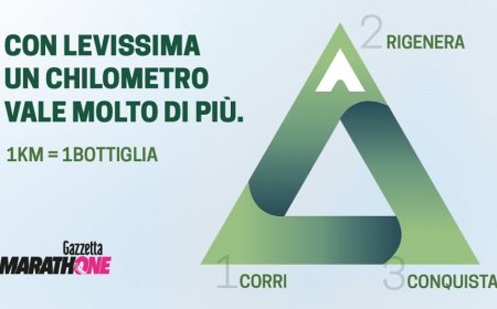 Levissima corre per la sostenibilità con Gazzetta MarathOne