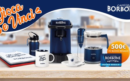 Caffè Borbone premia i consumatori fedeli con il concorso "Gioca e Vinci"