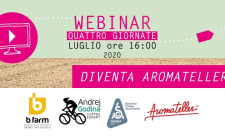 Il nuovo percorso formativo del caffè Aromateller è per la prima volta in formato webinar