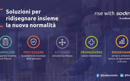 Sodexo Italia al fianco di oltre mille aziende con la campagna "Rise"