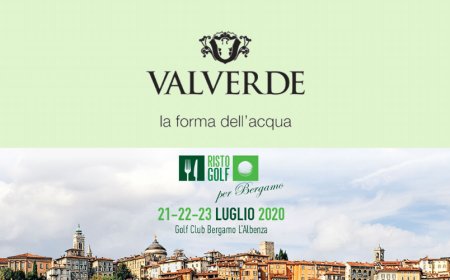 Acqua Valverde scende in campo con Ristogolf per sostenere la città di Bergamo