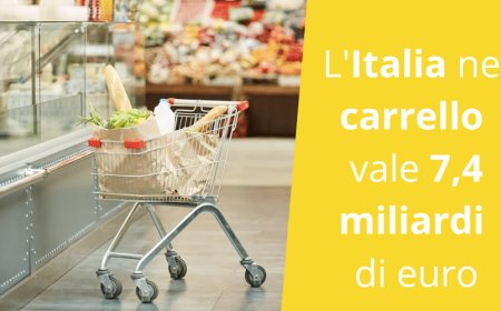 L'Italia nel carrello vale oltre 7,4 miliardi di euro. I territori spingono le vendite