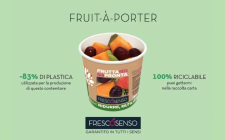 Fresco Senso: il bicchiere di carta per la frutta di IV Gamma