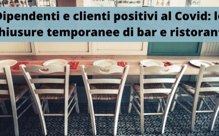 Dipendenti e clienti positivi al Covid: le chiusure temporanee di bar e ristoranti