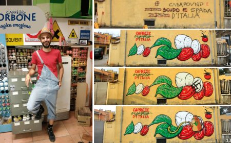 Caffè Borbone e il comune di Napoli con lo street artist Pier Paolo Spinazzè