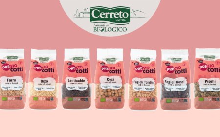 Cerreto - Amanti del Biologico presenta la nuova linea I Presto Cotti