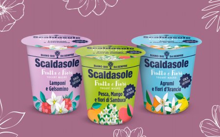 Scaldasole Frutta e Fiori, la nuova linea di yogurt senza lattosio