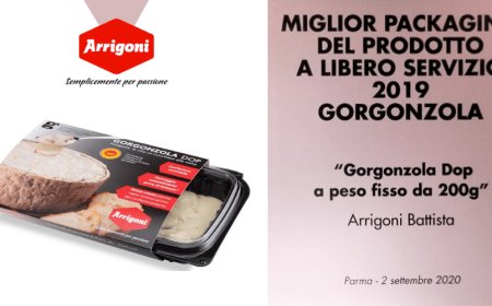 Arrigoni Battista premiato per il packaging ai Formaggi&Consumi Awards 2020