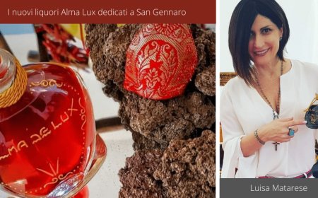 Luisa Matarese di Alma de Lux dedica una linea di liquori a San Gennaro