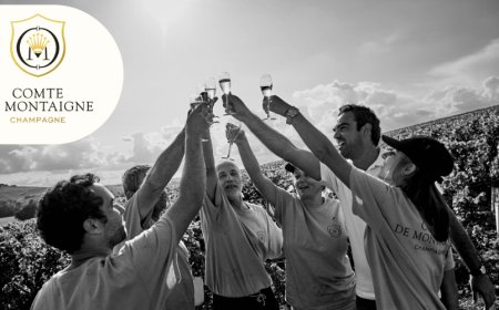 Comte de Montaigne brinda a una grande vendemmia
